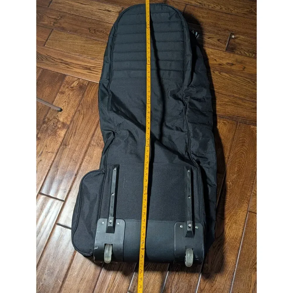 Samsonite Wheeled Golf Travel Bag Padded Club Cover Rolling Case Black 50